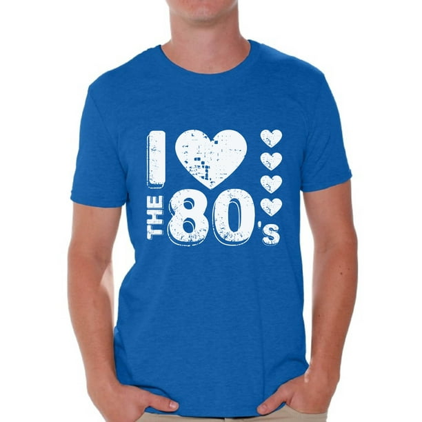 Back to the 80's HOODIE JUMPER TOP I LOVE I HEART 80s Dance Club Party BACK.80